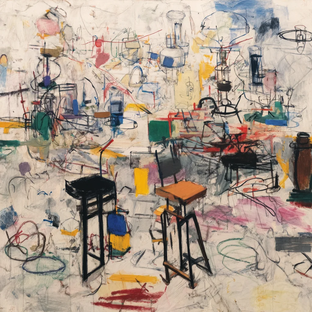 Abstract expressionist artwork 3